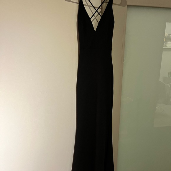 Lulus All this Allure Black Strappy Backless Mermaid Maxi Dress - Picture 5 of 7